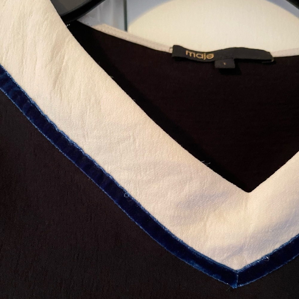 Maje crepe Top is pullover